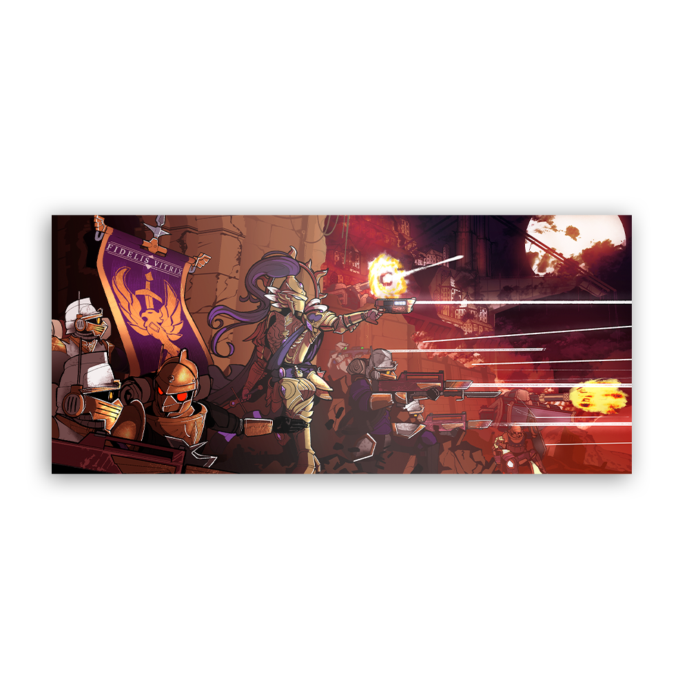 Aurelia Tempris | Trial By Fire - Art print