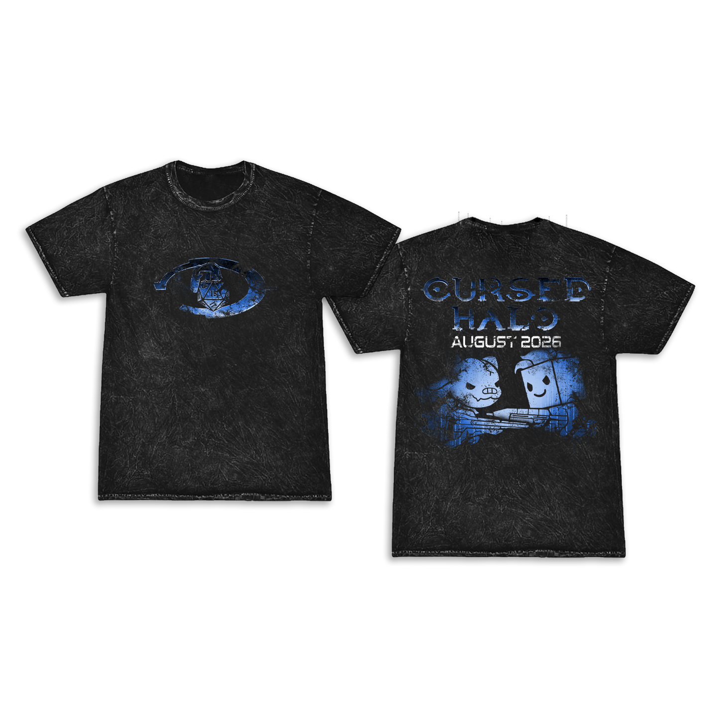 Cursed Halo Charity Tee - Mineral Wash Tee