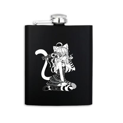 Miniko Mew | Certified Meowlcoholic - Flask