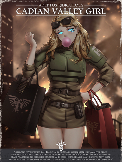 Cadian Valley Girl - 2024 Art print