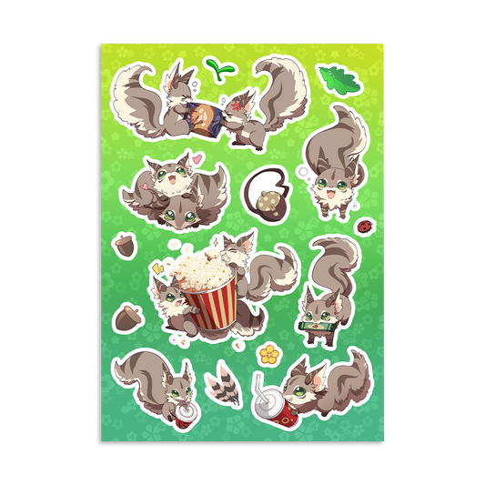 Kumi | Nutter Movie Night - Sticker Sheet