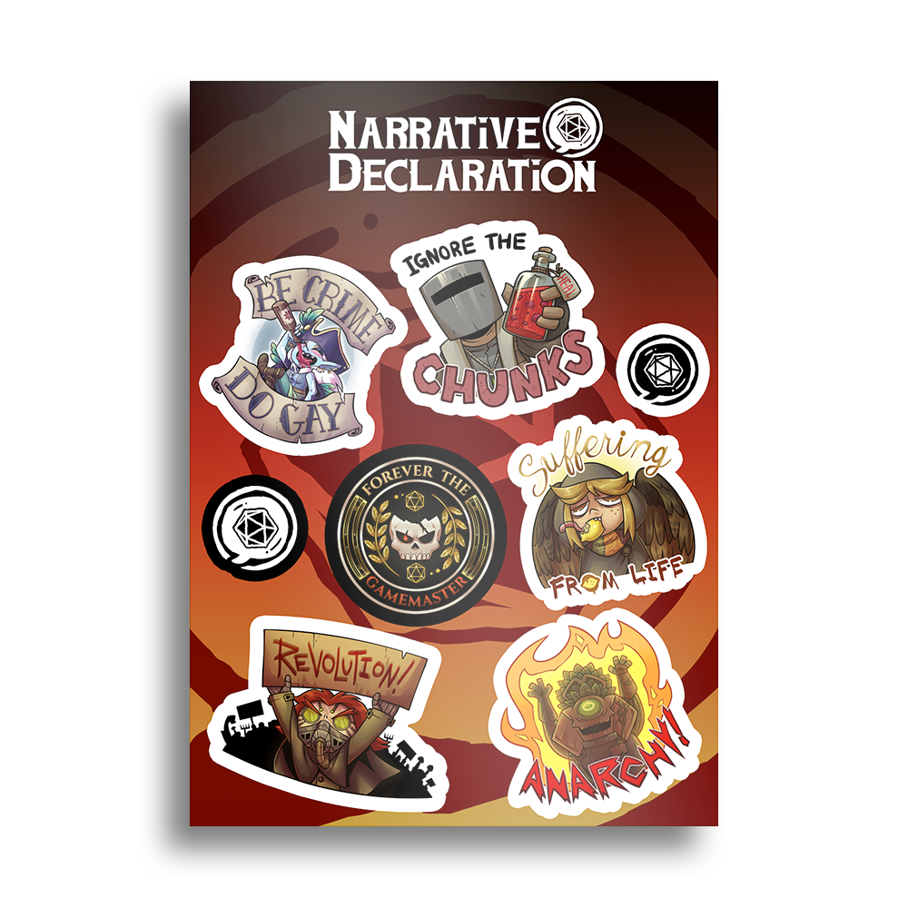 ND | Narrative Declaration - Sticker Sheet