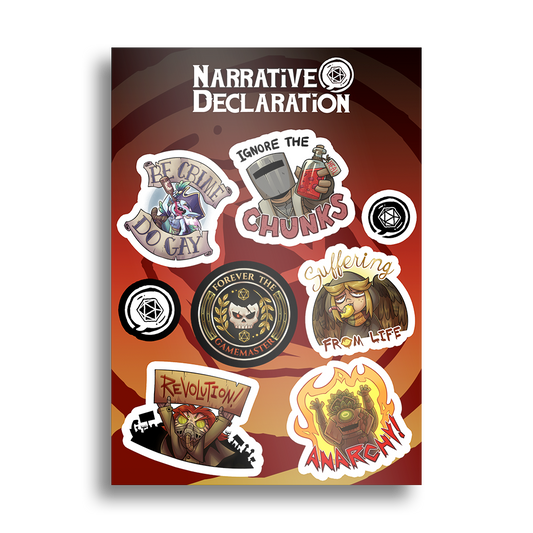 ND | Narrative Declaration - Sticker Sheet