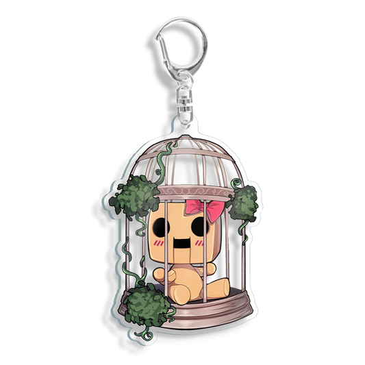PorcelainMaid | Chat in the Cage - Keychain