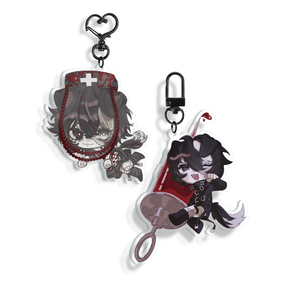 Pxppycorpse | The Asylum Patients - Keychains