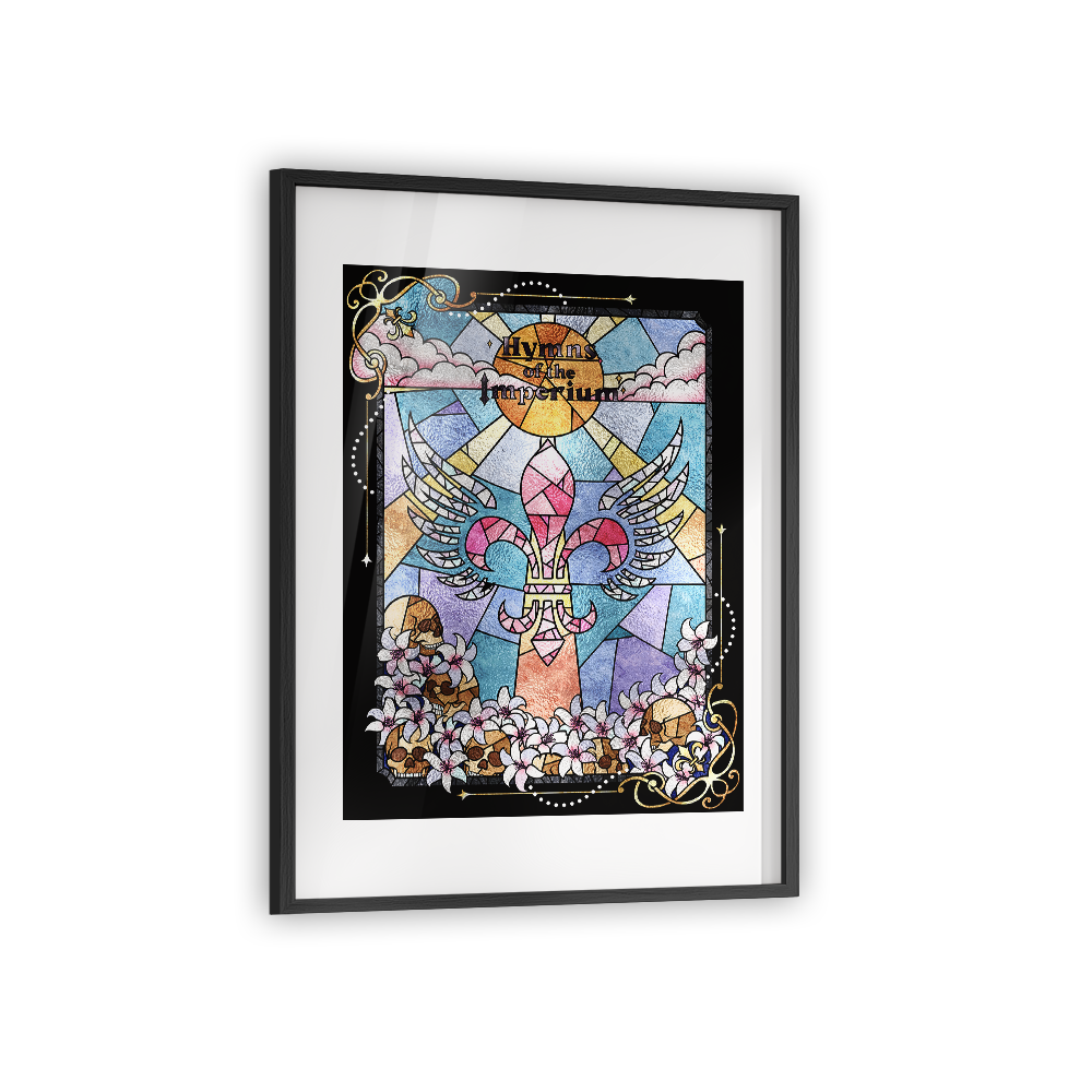 Sister Cecilia | Stained Glass Cecilia - Art Print