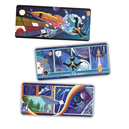 Voices of the Void | Alpha Base Mural - Desk Mat