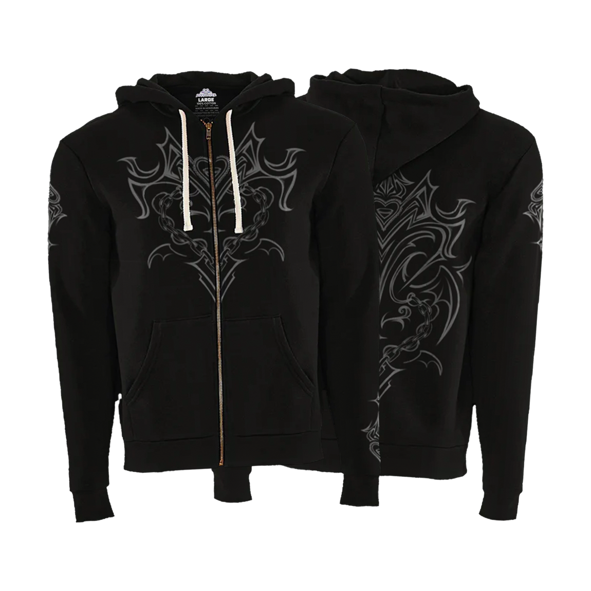 CottonTail | Edgy Zip-Up - Zip Up Hoodie