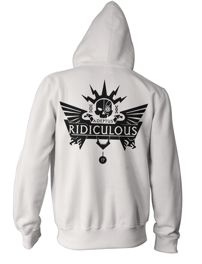 Adeptus Ridiculous Hoodie - White